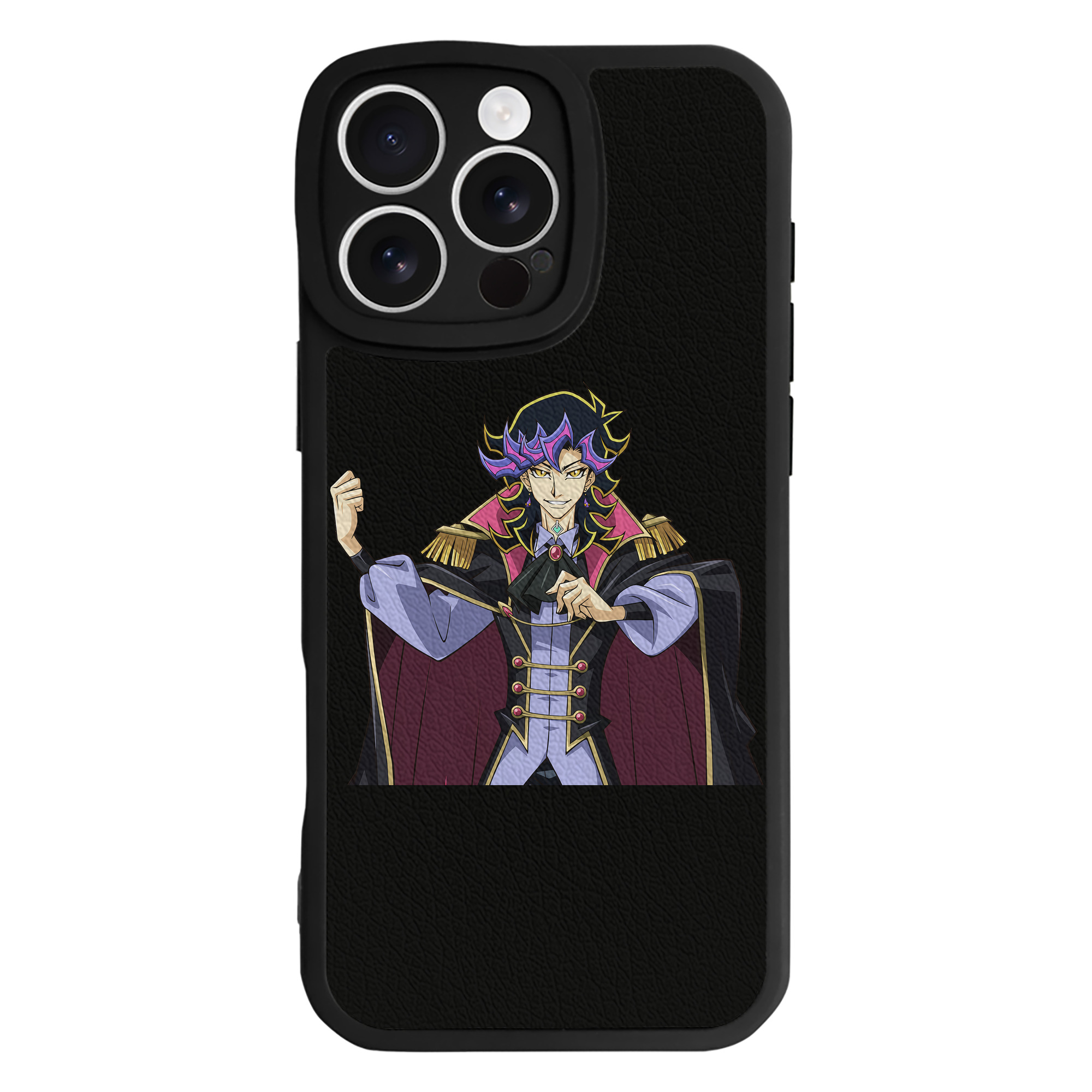 （画像用） 遊☆戯☆王 Yu-Gi-Oh! 【iPhone 16シリーズ対応】シリコンスマホケース（レザー調） 材質：シリコン